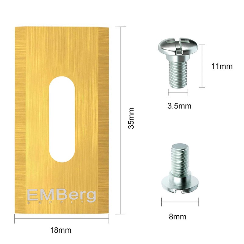 EMBergSupply EMBerg Endurance Blades (18 Pack) for Husqvarna Automower Gardena McCulloch Robotic Lawnmower Mowing Lawn Mower Robo Robot Accessories Replacement Blade for 315 430 435 450 Others. (Titanium Coated) - Image 4